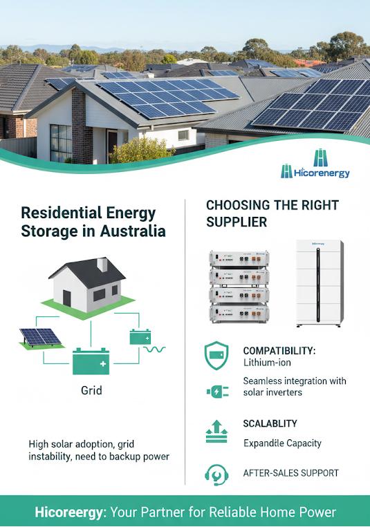 Which Are the Best Residential Energy Storage Suppliers in Australia?