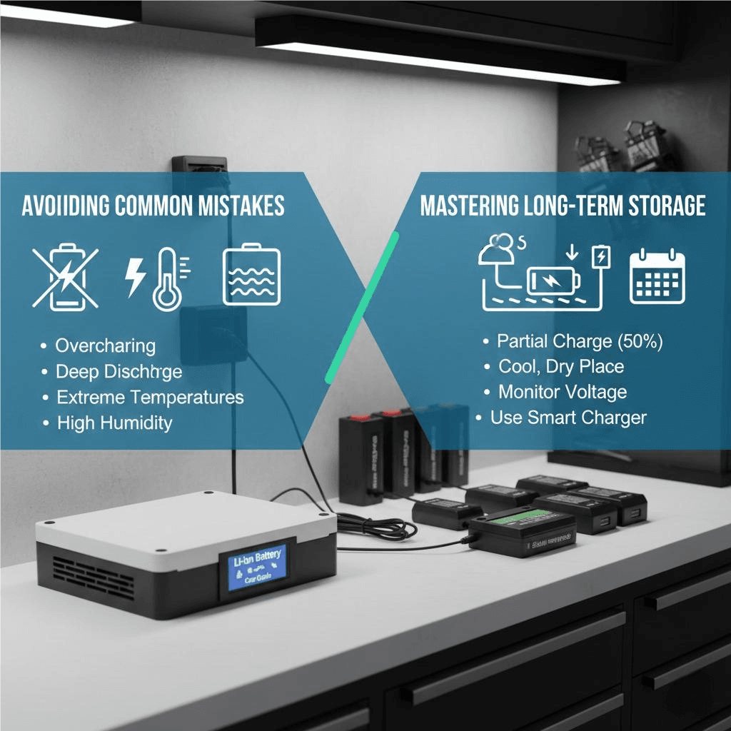 Avoiding Common Mistakes & Mastering Long-Term Lithium Battery Storage
